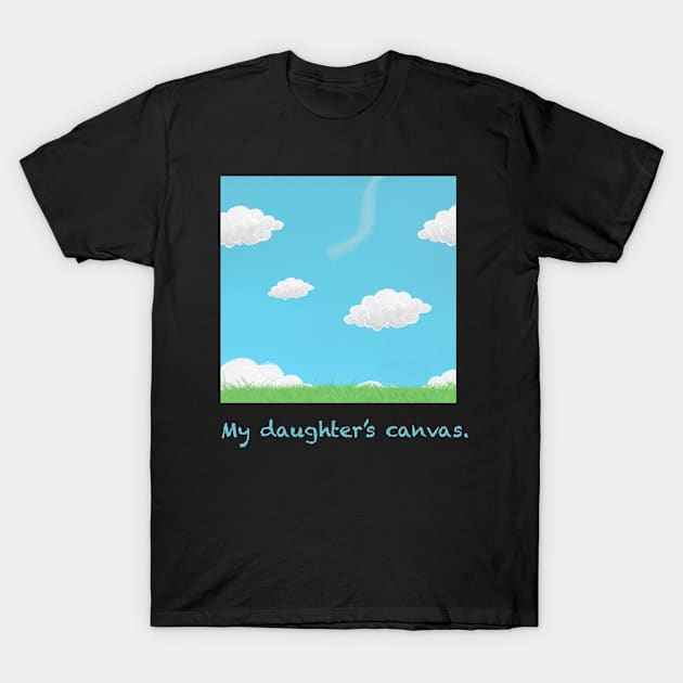 My daughter’s Canvas T-Shirt by artist369